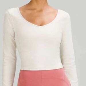 Lululemon Align Long Sleeve / Natural ivory / SZ 8